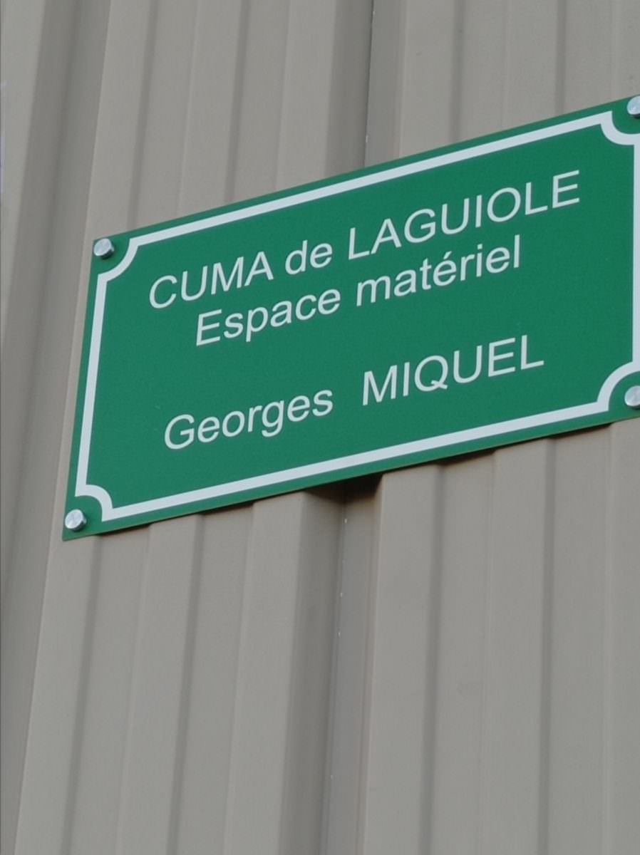 plaque Georges Miquel
