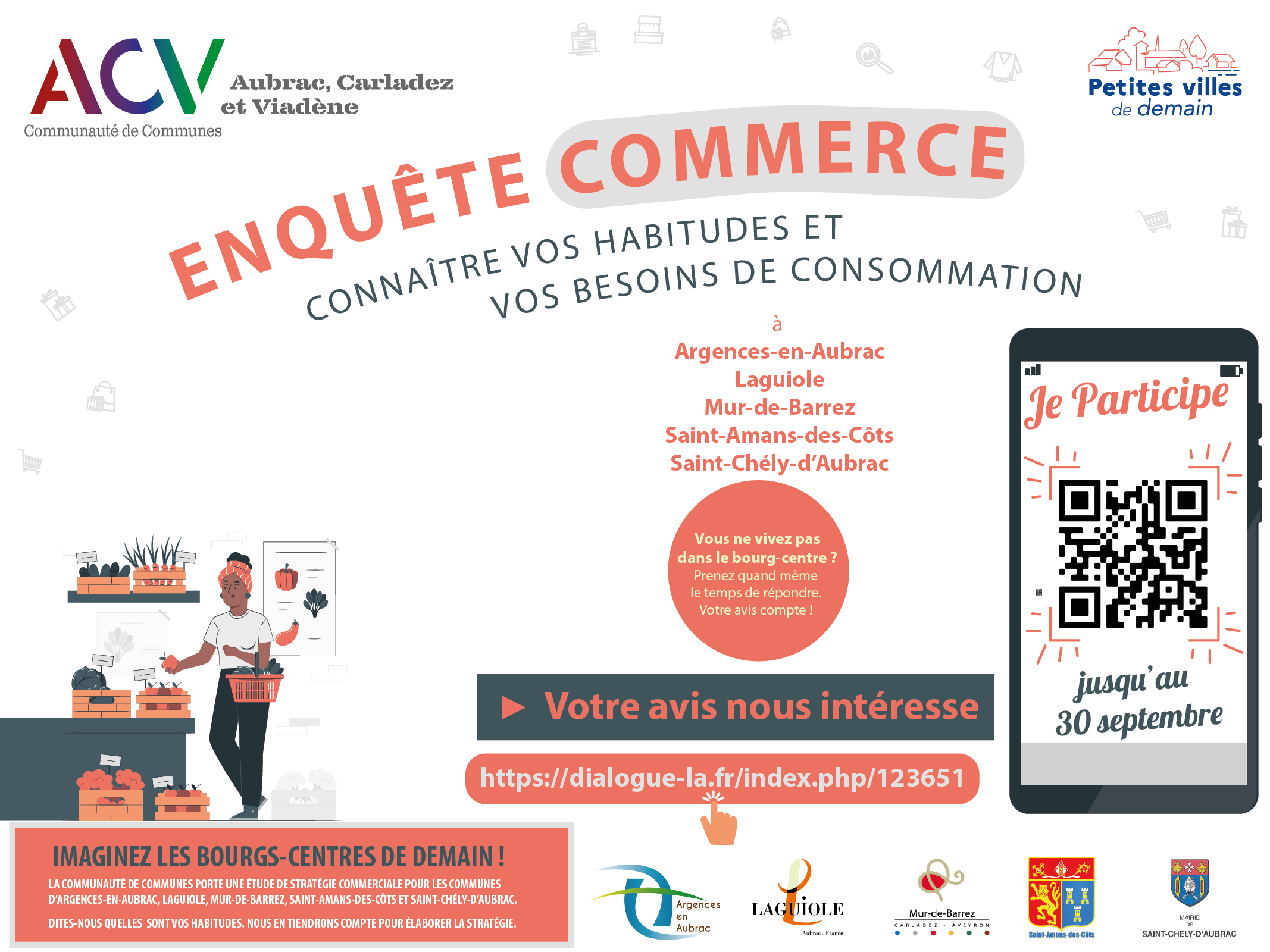 Lire la suite à propos de l’article COMMERCE DE PROXIMITE : La CCACV lance une enquête pour mieux connaître vos besoins