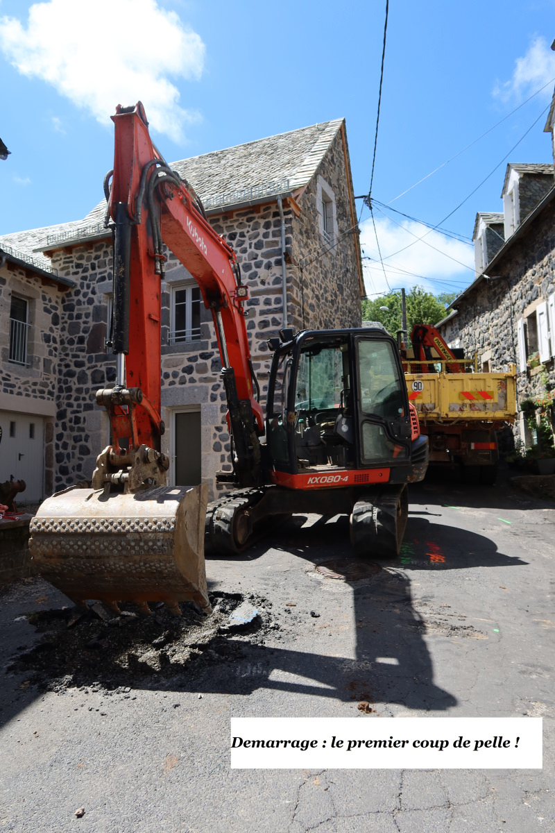 Le démarrage: premier coup de pelle !