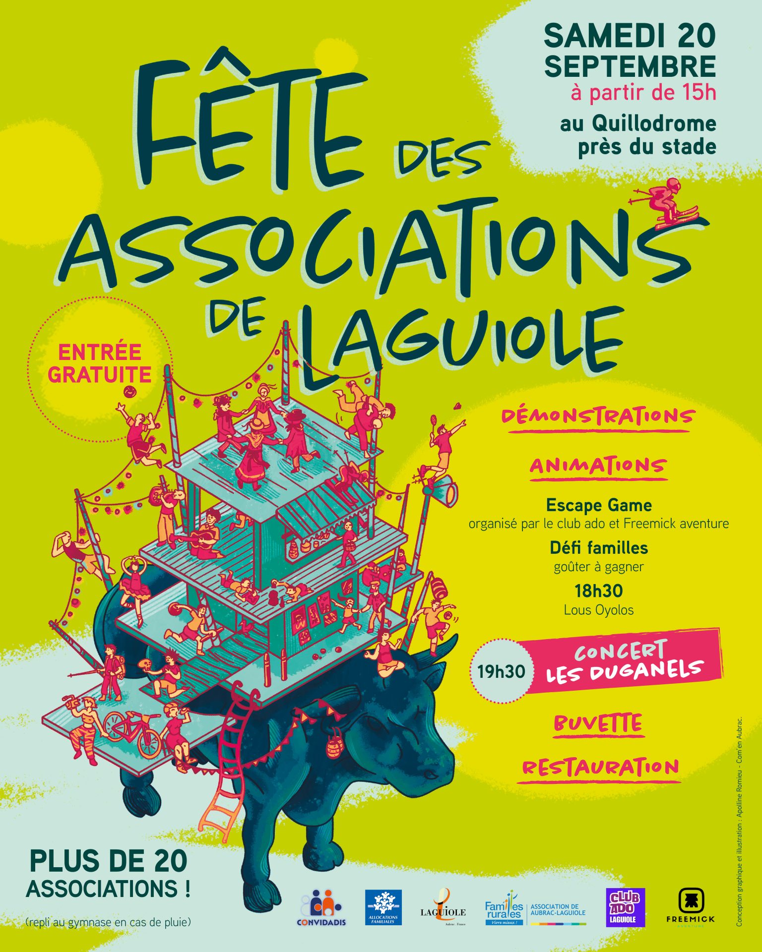 Lire la suite à propos de l’article Les associations vous attendent ce samedi 20/09 à partir de 15h au quillodrome